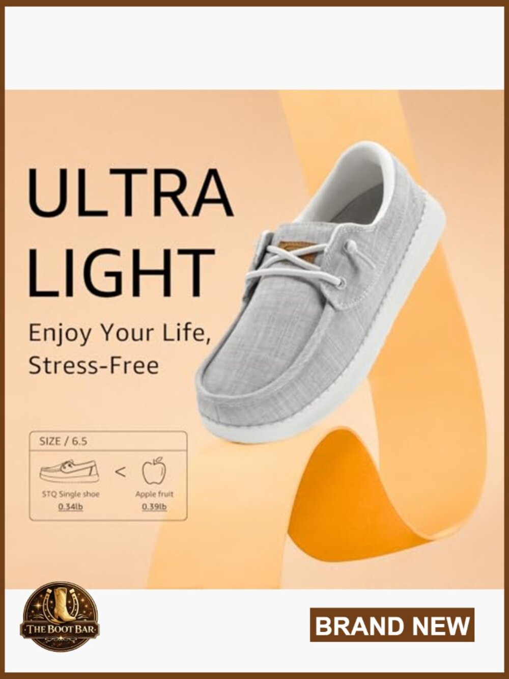 Women's Orthopedic Slip-On Loafers with Arch Support Lightweight Canvas Shoes - Picture 6 of 7
